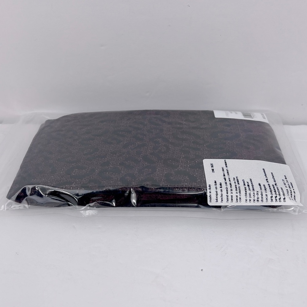 FREE PEOPLE TIGHTS, BROW & BLACK COLOR, ONE SIZE FITS ALL,94%POLYAMID 6%ELASTANE - Picture 16 of 16